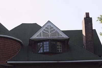 Truss-Decorated Gable dormer
