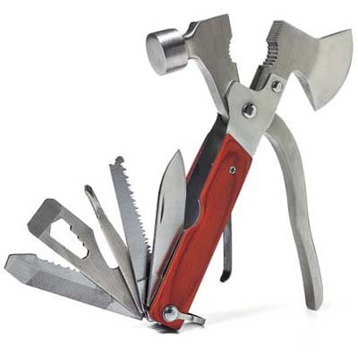 a multitool with garden tools