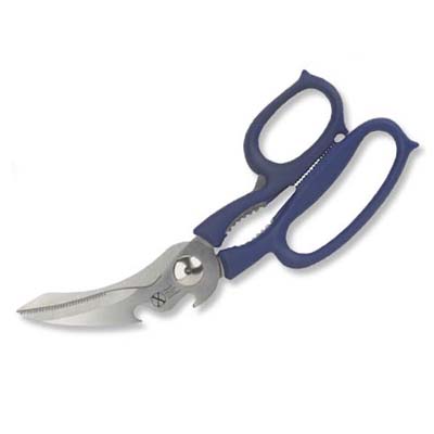 multi-function, adjustable tension sisors with built in nutcracker and bottle opener