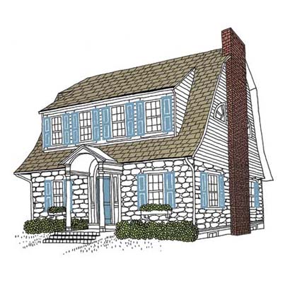 regional house style northeast dutch colonial revival