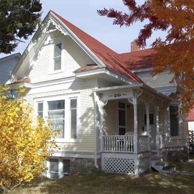 a Queen Anne style cottage in the Hi Bug District, Red Lodge, Montana
