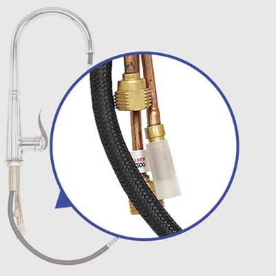 ashfield fittings are brass fittings on copper tubes
