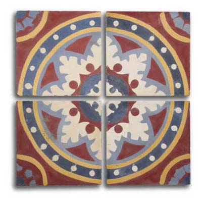 Cuban Tropical Tile creates custom combinations of traditional cuban tile patterns