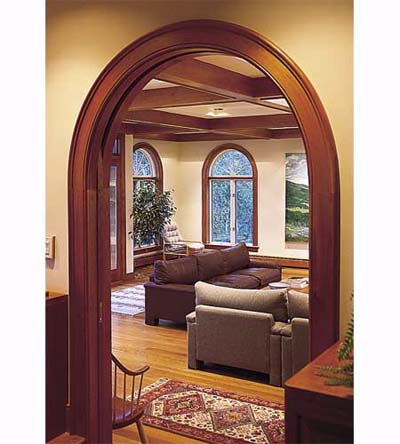 mission-style arches