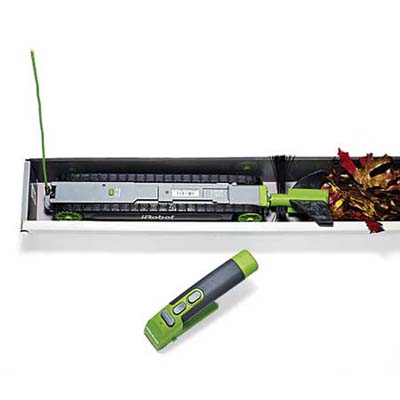 robot to move through gutters and clean them