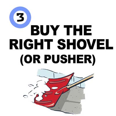 Buy the Right Shovel or Pusher