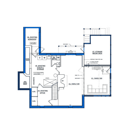 basement plan for aburndale house project 