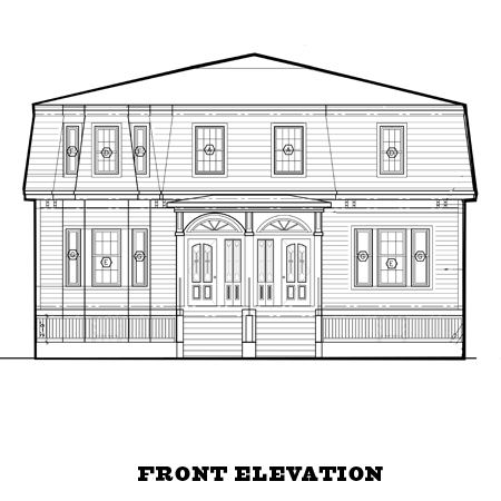 roxbury front elevation
