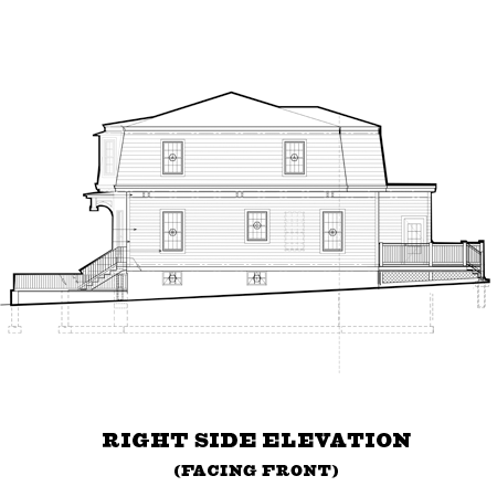 roxbury right elevation
