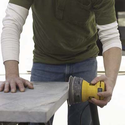 smooth the cut edges