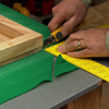 Cut the felt corners