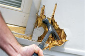 fix rotted wood trim