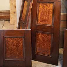 wood doors with special finish