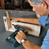 attach first bracket to rosette assembly