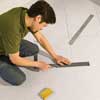 marking the checker pattern on a floor