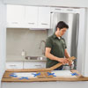 finish the template and mark it with the clearly with all the information the factory will need to manufacture your butcher-block countertop