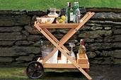 a finished bar cart from Narita Trading Company