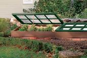 a completed cold frame