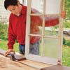 measuring a window for a cold frame