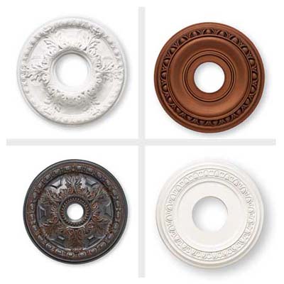four ceiling medallions