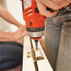 attaching no-mortice hinges to create with bifold by attaching two shutters together