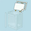 assemble and attach lid to build a wood hamper