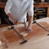 assembling the side of a storage chest