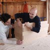 putting the storage chest sides together