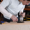 notching the feet for the base of a storage chest