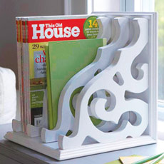 handmade magazine rack
