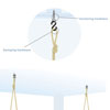 Anchoring Hardware to hang your own porch swing