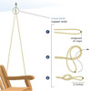 tie the right upper knot to hang your own porch swing