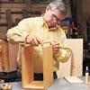 Tom Silva assembles a cubby for a hutch