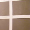 the bedroom wall panel middle rail install
