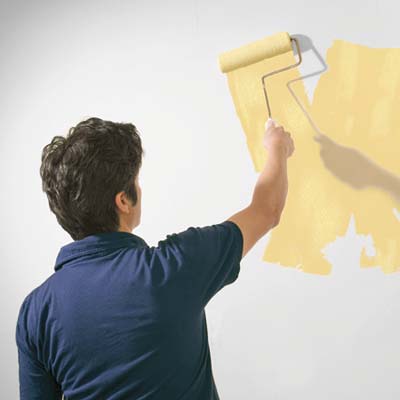 how to paint a color wash step one: paint the base color