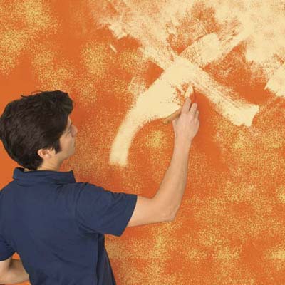 how to paint a color wash step five: brush on the second layer