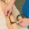 placing cable in the wiring channel