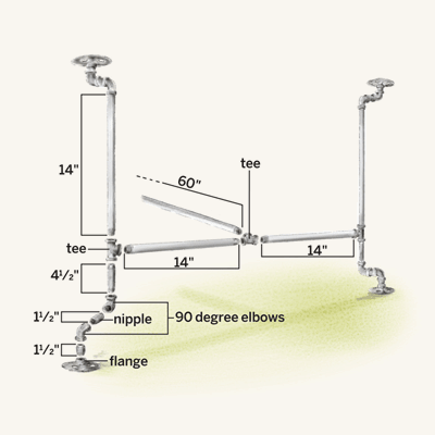illustration of salvage project table framing