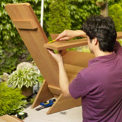 attaching the arm rests to a Westport chair