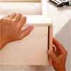 Cut and Attach the Baseboard Molding to build a murphy bed for your dog