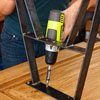 securing and fastening the table legs