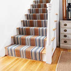 how to Install a Flat-Weave Cotton Stair Runner