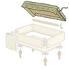 Upholster the Lid to build an Upholstered Storage Ottoman