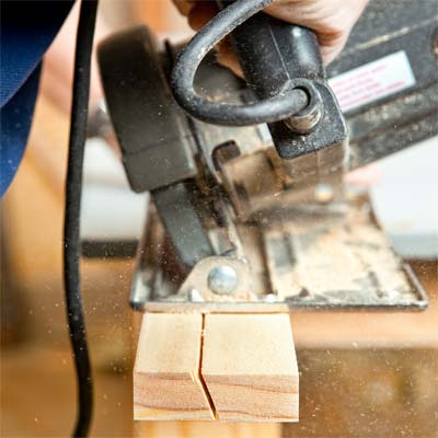Make a French Cleat to build a wall-mounted coatrack
