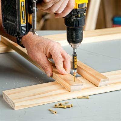 Attach the French Cleat to build a wall-mounted coatrack