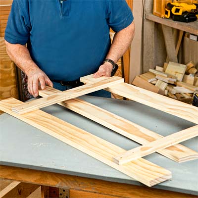Install the Lower Cleat to build a wall-mounted coatrack