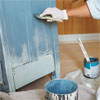Paint Both Coats when faux-finish painting furniture