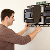 installing wall mount for hanging a flat-screen tv 