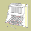 plate rack overview emphasis on the rack pieces