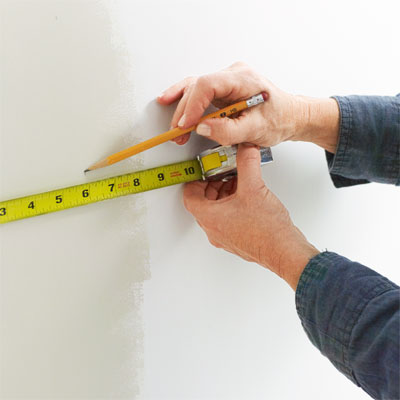 put down the light-colored bands on the walls to Use blocks and bands of Color to Mimic the Look of Trim